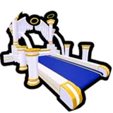 Angelic Treadmill! official badge artwork